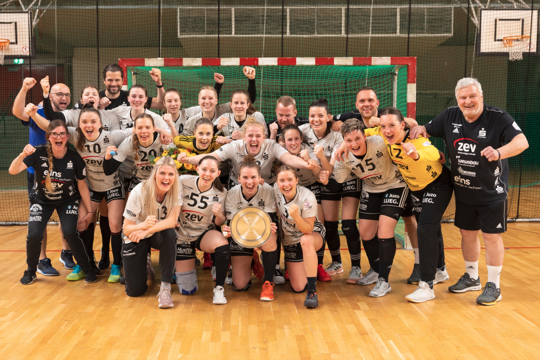 Der Aufstieg des BSV Sachsen Zwickau in die erste Liga der Handball Bundesliga Frauen.